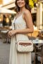 Women's Quilted Crossbody Bag Waterproof Buzzy Fabric Zippered 3 Compartment Shoulder Bag - 2