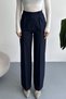 Women's Palazzo Trousers Oversize Original Cut - High Waist Wide Leg Office and Casual Chic