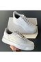 100% Domestic Production Faux Leather Men's White Casual Shoes