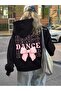 Dance Printed Hooded 100% Cotton Kids Sweatshirt