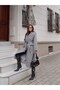 Striped Belted Cashmere Coat - 2