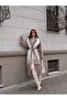 Striped Belted Cashmere Coat - 2