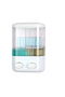 Dual Chamber Wall Mounted Press Soap Dispenser for Bathroom & Kitchen - 4