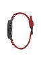 Red Color Sports Men's Wristwatch |   44mm Black Case, Red Silicone Band, Multifunctional - 6