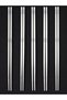 Stainless Steel Korean Chinese Sushi Chopsticks 5 Pairs Chopsticks - 2