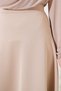 Women's Puff Scuba Hijab Black Flared Skirt - 4