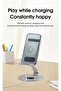 High Quality Metal Foldable 360 Rotatable Non-Slip Base Phone Holder Desktop Tablet Stand - 4