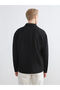 Lcw Vision Black Regular Fit Long Sleeve Dobby Men's Shirt - 4