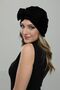 Black Ready-To-Wear Turban Hijab with Bow, Suitable for Medical Use - 4