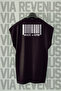 Made in Gym Back Printed Zero Sleeve 100% Cotton Sports Tshirt
