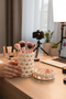 Heart Design Makeup Organizer Set of Two |   Brush Box and Pen Holder - 6