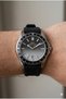 42mm Sport Men's Wristwatch |   Black Silicone Cord, Mineral Glass, with Calendar, 5 Atm - 2