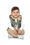 SLIM FIT! Boys 1-2-3-4 Years Transitional Puffer Vest, 3-Piece Stylish Holiday Outfit Set - 2