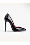 Black Patent Leather 12 cm Heel Women's Stiletto - 3