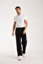Baggy Adjustable Elastic Men's Winter Sweatpants with Soft Fleece Inside and Stripe Detailing - 3