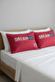 100% Cotton Ranforce 2-Piece White Pillowcase with Cover 50X70 Cm. - 2