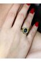 Natural Stone Labradorite Natural Stone Antique Adjustable Women's Ring Euy91Lbt - 2