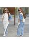 Denim Detailed Modern Design Girls' Set - Age 7/14 - 31590