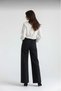 Liza Solmaz Black Super High Waist Loose Jeans Palazzo Trousers (Super High) Wide Leg. - 3