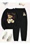 Women's Plus Size Relaxed Fit Mid-Size Print Tracksuit Set