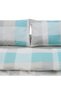King Size Cotton Bedding Set 92 GSM - Square Pattern - 4