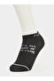Pack of 5- Contrast Detail Ribbed Cuff Ankle Socks - 4