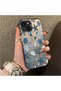 iPhone 15 Plus/14 Plus Compatible Hard Acrylic Back Silicone Edge Lens Protection Stylish Print Case - 3