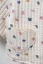 Rocha Baby Girl Heart Pocket Detailed Quilted 3-Piece Set - Colorful Figured Cardigan and Ruffled Sweat Set - 6