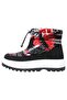 Women's Vegan Black Long Boots - What Do U Want Design - 6