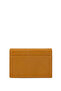Men's Genuine Leather Dark Mustard Card Holder - 3