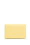 Men's Genuine Leather Yellow Card Holder