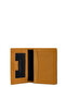 Men's Genuine Leather Dark Mustard Card Holder - 4