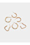 Pack of 16 - Gold Hoop Earrings - 8
