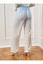 Women Light Blue Wide Leg Lace Trousers - 4
