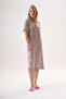 Bamboo Short-Sleeve Knee-Length Summer Women's Dress 26202 - 2