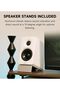 M60 Compact 2.0 Desktop Speakers, Bluetooth 5.3, USB-C/AUX, 66W Hi-Res, White Gaming Audio - 7