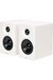 M60 Compact 2.0 Desktop Speakers, Bluetooth 5.3, USB-C/AUX, 66W Hi-Res, White Gaming Audio