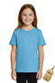 Blue Kids T-Shirt - Unisex Cotton Short Sleeve Casual Basic Kids T-Shirt
