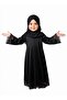 Elegant Black Abaya for Girls (5 Years) with Hijab & Belt – Ramadan & Eid Wear