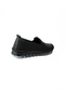 22385 Black Leather Casual Women's Shoes - 4
