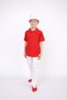 Boy's Suit Polo Collar T-Shirt White Pants
