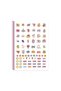 Keskin 16.5 X 22.5 Striped Spiral Pastel Heart Notebook - Assorted Colors - 2