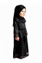 Elegant Black Abaya for Girls (5 Years) with Hijab & Belt – Ramadan & Eid Wear - 2