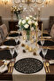 Supla, Black Placemat 6-Piece Supla, 6 Pieces of Supla, 6-Piece Plate Coaster - 2