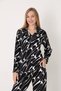 Women's 100% Cotton Fabric Long Sleeve Shirt Collar Pajamas Set 19103 - 7