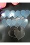 12Pcs Heart Transparent Plexiglass Keychain Tip/ DIY Make It Yourself Keychain Material 4mm - 3