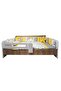 Gold Duvet Cover and Fence Montessori Sleeping Set Yellow Ç123
