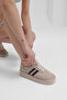 Women's Beige Suede Comfortable Fit Sneaker - 4