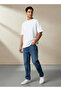 Men Regular Fit Crew Neck Short Sleeves Embroidered T-shirt - 2