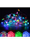 20m Solar RGBIC Lights String Outdoor Dreamcolor Fairy String Lights Solar Powered with Remote, Mult - 4